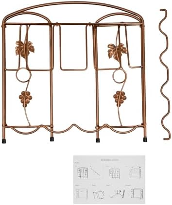 Oiveinya 5-Bottle Freestanding Wine Rack Bronze