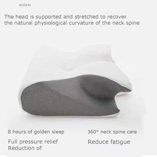 Orthinex Pillow 2025 Upgraded Ergonomic Neck Support Pillow Black