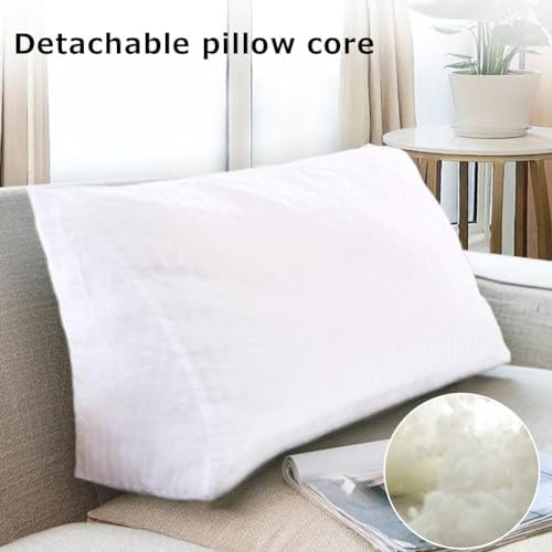 Triangle Sofa Pillow Lake Blue with Zipper