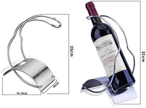 KINTEOK Freestanding Wine Rack - Stainless Steel Storage Holder