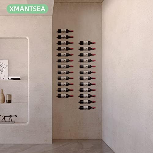 XMANTSEA Wall-Mounted Wine Rack Set of 6