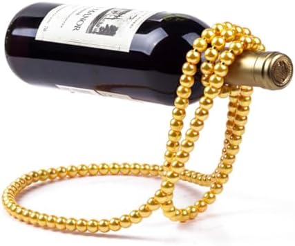 Creative Pearl Necklace Wine Rack Freestanding