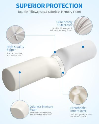 Adjustable Cervical Support Pillow for Neck and Shoulder Relief