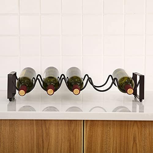 GANYKQ Freestanding Stackable Wine Rack