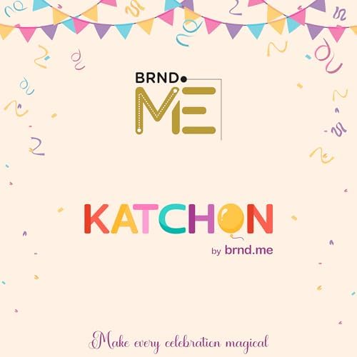 KatchOn Lets Pawty Balloons Gold 16 Inch Decor Set