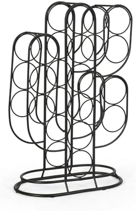 Welpson Tabletop Wine Rack with Cactus Design