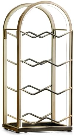 LED Countertop Wine Rack - 8 Bottle Freestanding Storage Stand