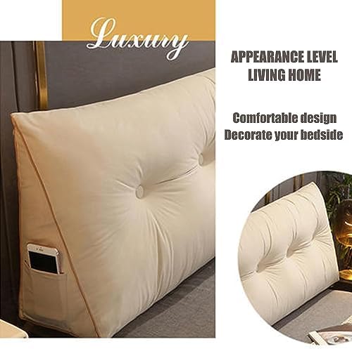 COZMAX Soft Reading Bed Cushion with Headboard