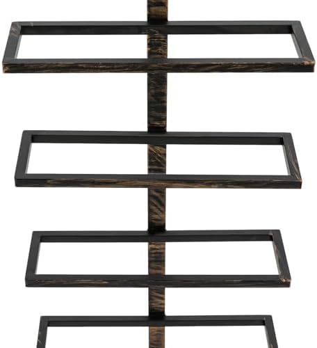 Kangten Vertical Wall Wine Rack 10-Bottle Bronze Holder