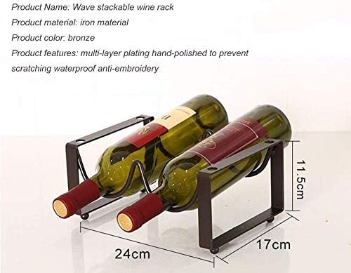 12 Bottle Wine Rack - Freestanding Steel Storage Organizer