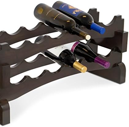 BIRDROCK HOME Stackable Wine Racks Set of 2