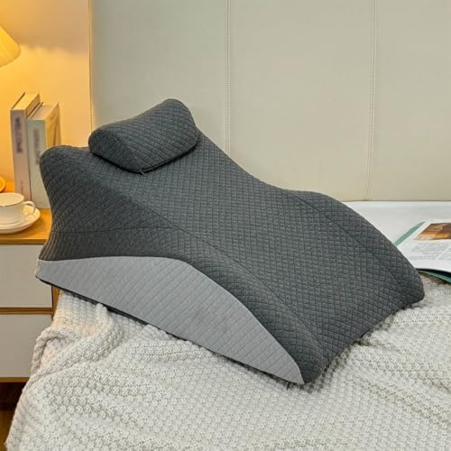 JYHHCYS Memory Foam Prone Pillow with Neck Support