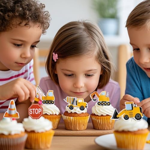 ALISSAR 35-Pack Non-Edible Cupcake Toppers