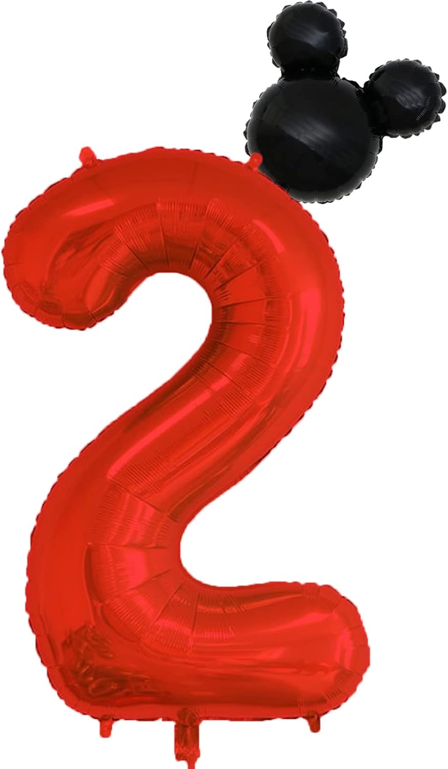 HIBILDER 40 Inch Red Balloon Mini Mouse Head Decor