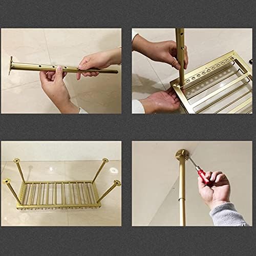 XONJEMU Adjustable Iron Ceiling Wine Rack