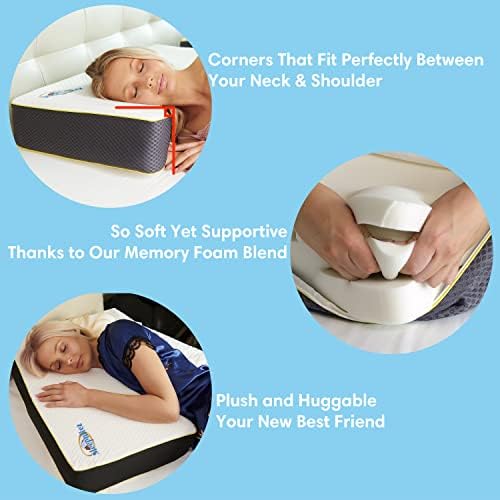 Sleepnitez Back and Side Sleeper Pillow for Neck and Shoulder Pain Relief