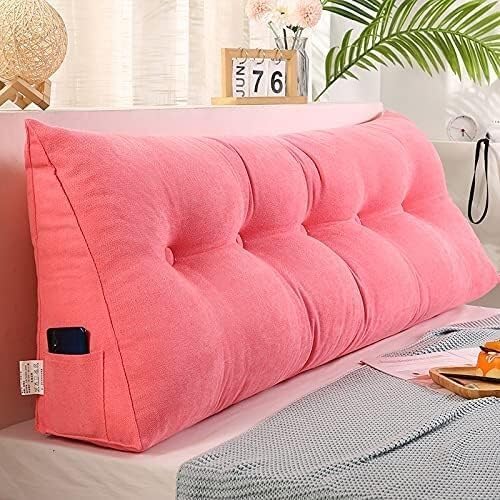 COZMAX Headboard Wedge Pillow - Pink 59inch