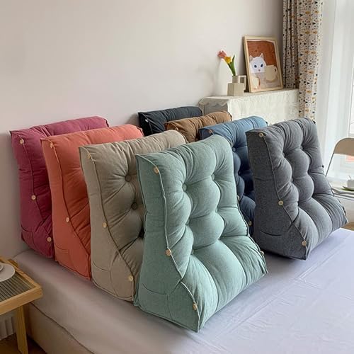 COZMAX Reading Pillow with Storage Pocket and Adjustable Backrest