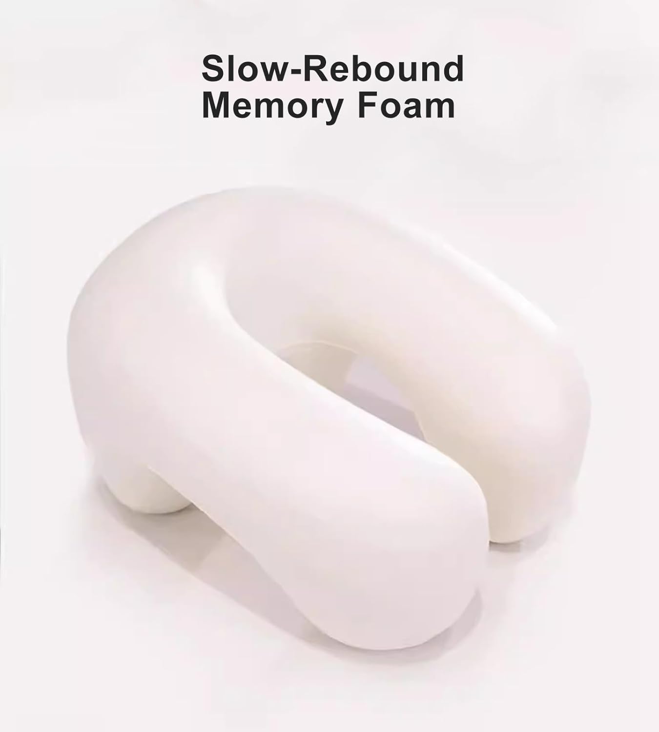 WAHHWF Face Down Pillow with Memory Foam and Removable Cover
