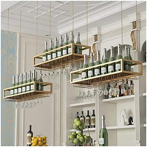 ALDEPO Adjustable Wine Rack Ceiling Organizer