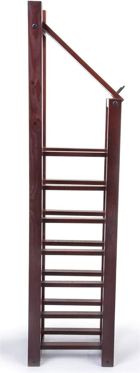 Displays2go Wine Rack Holds 8 Bottles - Mahogany