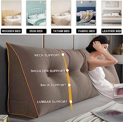 COZMAX Reading Pillow with Detachables and Zipper