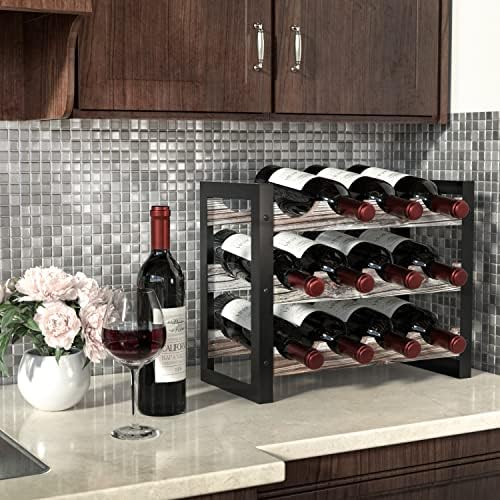 JACKCUBE Design 3 Tier Freestanding Wine Rack