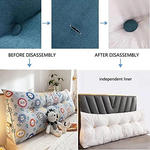 ZZYK Triangular Reading Pillow with Removable Cover 1