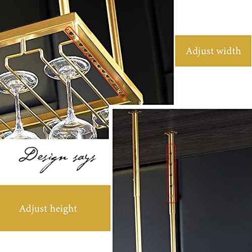 KOHARA Wall-Mounted Wine Rack with Adjustable Height