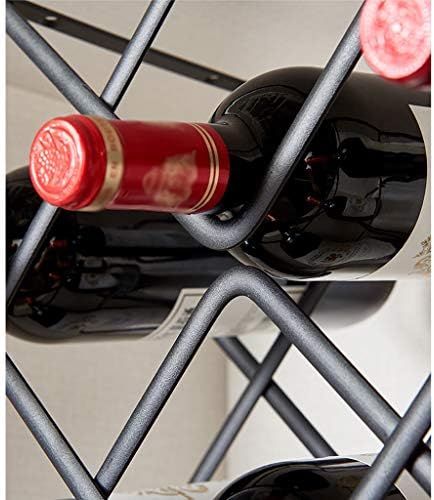 DYPA-AF12 Simple Black Metal Wine Rack
