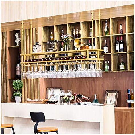 ALDEPO Industrial 2-Tier Wall Wine Rack - Dolphin Waves 60cm