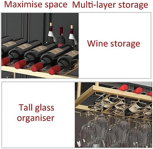 LIGUOYI Adjustable Wall-Mounted Wine Rack