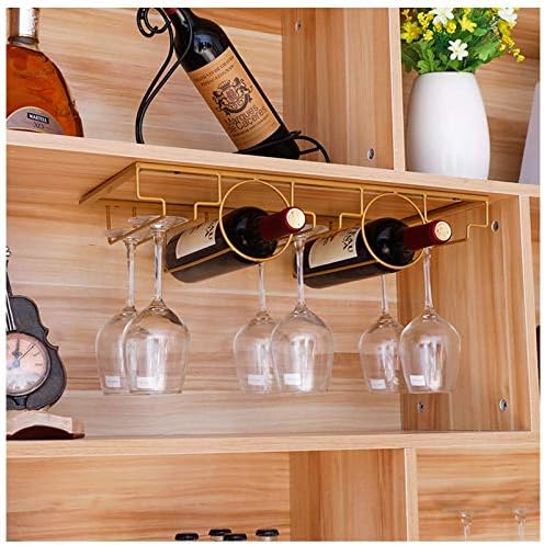Premium Wall-Mounted Wine Racks with Rose Gold Finish