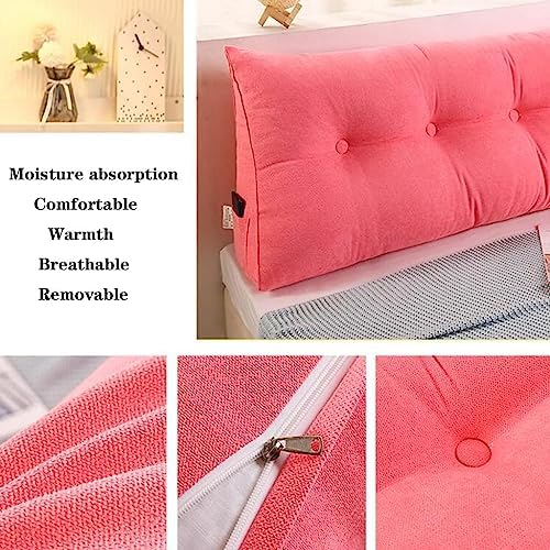 COZMAX Headboard Wedge Pillow - Pink 59inch