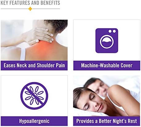 DMI Neck Pillow for Cervical Support and Pain Relief