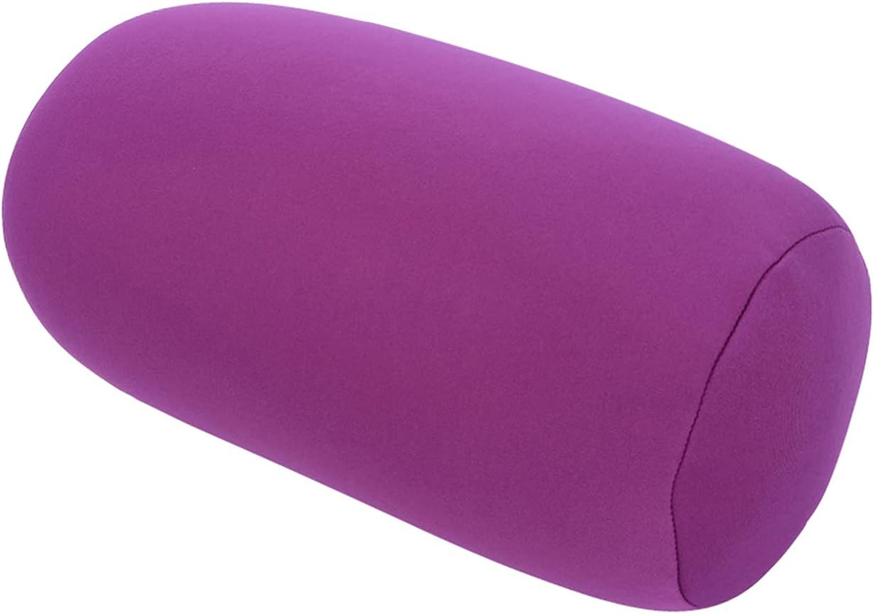 Oceanside Portable Neck Pillow with Microbead Support Purple