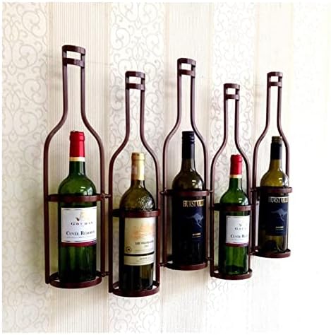 ALDEPO Wall-Mounted Wine Rack Brown 1
