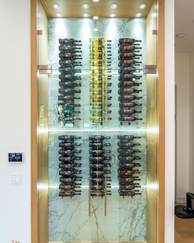 Ultra Wine Racks Wall-Mounted Matte Black 3 Bottle