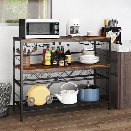 Giantex 4-Tier Wine Rack Table 7-Bottle Storage