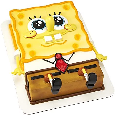DecoSet SpongeBob SquarePants Cake Topper 5-Piece Set 1
