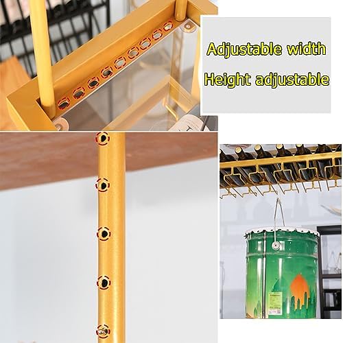 SAGIDAR Adjustable Ceiling Wine Rack