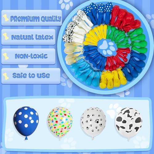 Amandir Paw Balloon Garland Kit for Dog Theme Party