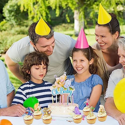 MEMOVAN Winnie Pooh Cupcake Toppers 48pcs Set