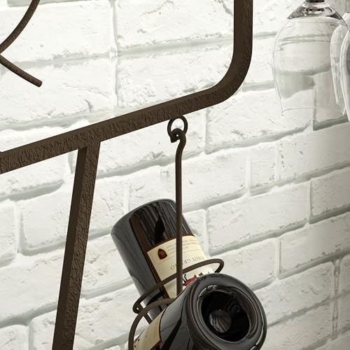 Unique Design Freestanding Wine Rack with Storage