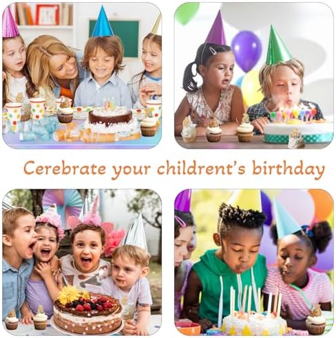 48PCS Winnie Cupcake Toppers - Cute Baby Shower Decor