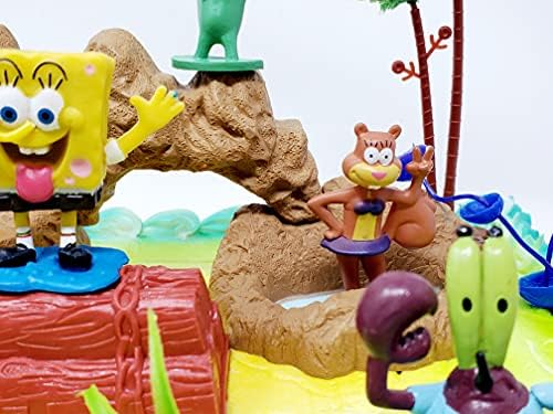 Birthday Celebrations Spongebob Squarepants Cake Topper Set