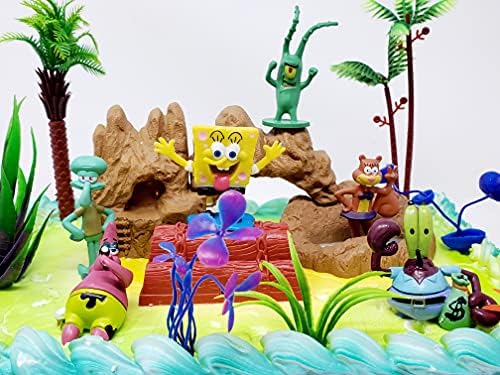 Birthday Celebrations Spongebob Squarepants Cake Topper Set