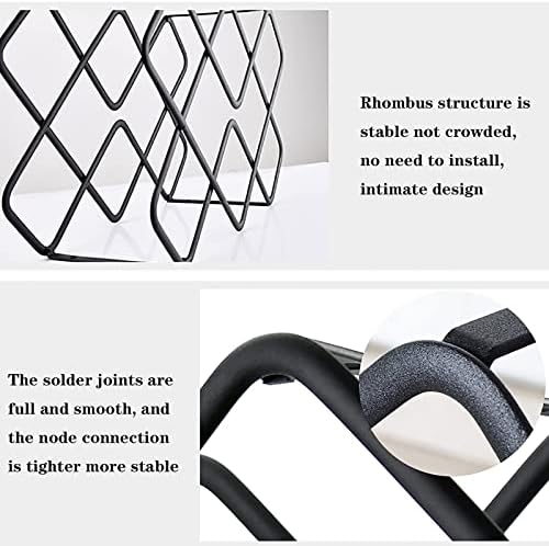 QHCS Modern Aluminum Wine Rack 5 Bottles