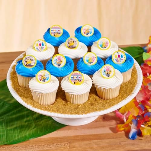 Despicable Me Minions Cupcake Rings 24 Pack