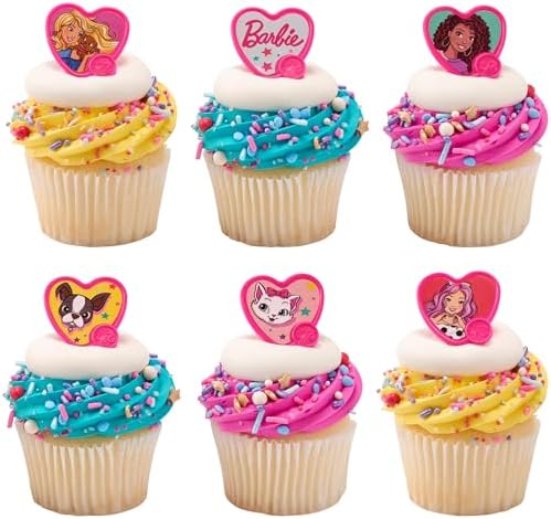 DecoPac Barbie Be The Future Cupcake Toppers - 24 Pack